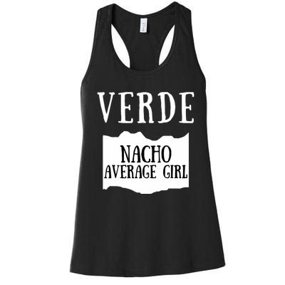 Verde Hot Sauce Packet Group Costume Women's Racerback Tank