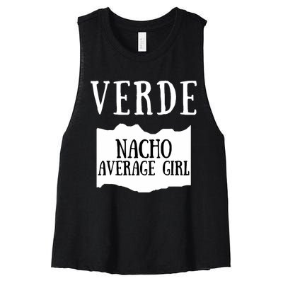 Verde Hot Sauce Packet Group Costume Women's Racerback Cropped Tank