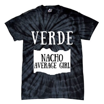 Verde Hot Sauce Packet Group Costume Tie-Dye T-Shirt