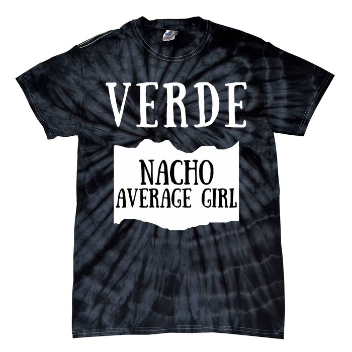 Verde Hot Sauce Packet Group Costume Tie-Dye T-Shirt