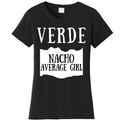 Verde Hot Sauce Packet Group Costume Women's T-Shirt