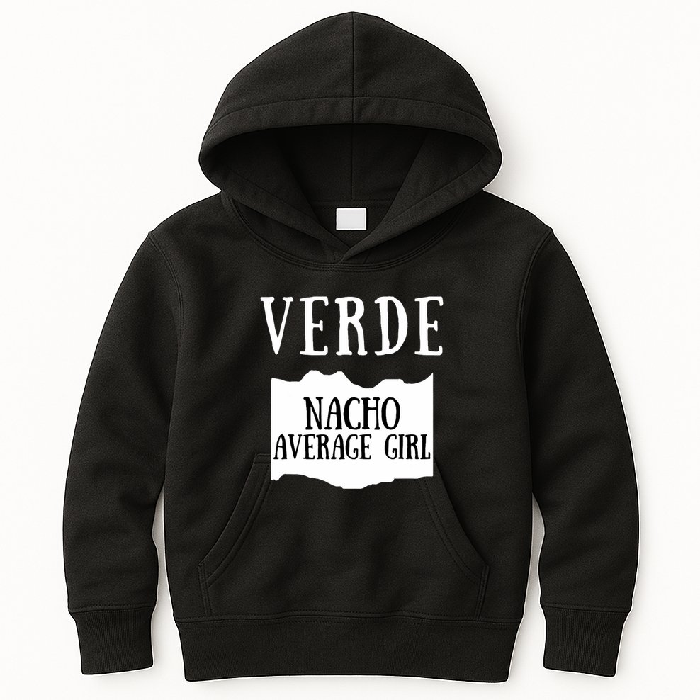 Verde Hot Sauce Packet Group Costume Kids Hoodie