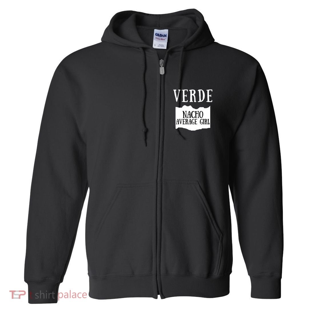 Verde Hot Sauce Packet Group Costume Full Zip Hoodie