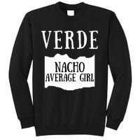 Verde Hot Sauce Packet Group Costume Tall Sweatshirt