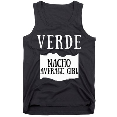 Verde Hot Sauce Packet Group Costume Tank Top