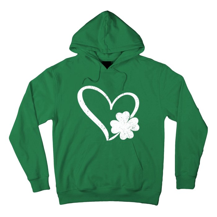 Vintage Happy St Patrick's Day Go Lucky Irish Shamrock Gift Hoodie