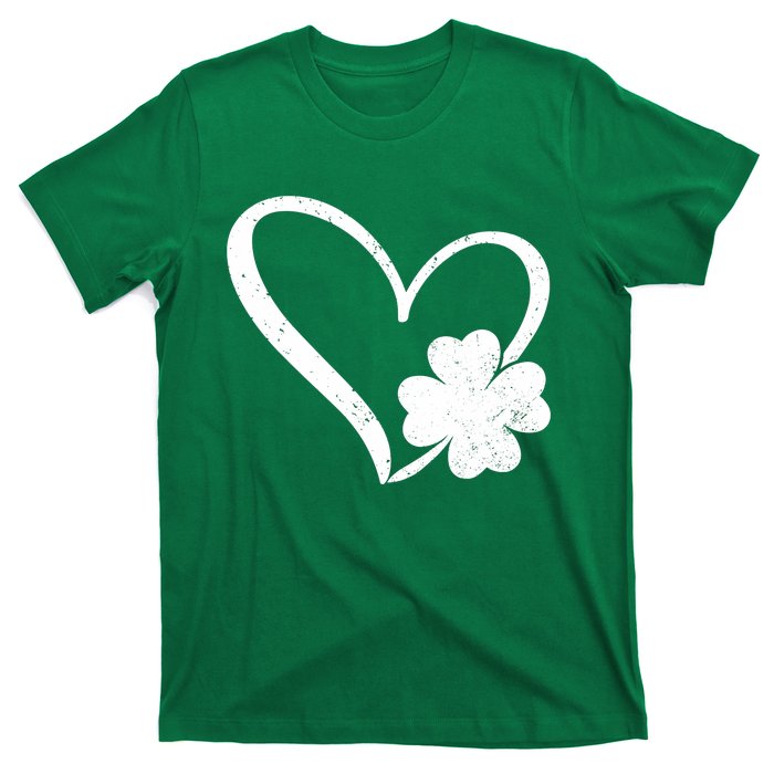 Vintage Happy St Patrick's Day Go Lucky Irish Shamrock Gift T-Shirt