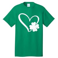 Vintage Happy St Patrick's Day Go Lucky Irish Shamrock Gift Tall T-Shirt