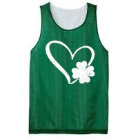 Vintage Happy St Patrick's Day Go Lucky Irish Shamrock Gift Mesh Reversible Basketball Jersey Tank