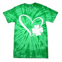 Vintage Happy St Patrick's Day Go Lucky Irish Shamrock Gift Tie-Dye T-Shirt