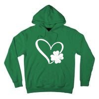 Vintage Happy St Patrick's Day Go Lucky Irish Shamrock Gift Tall Hoodie