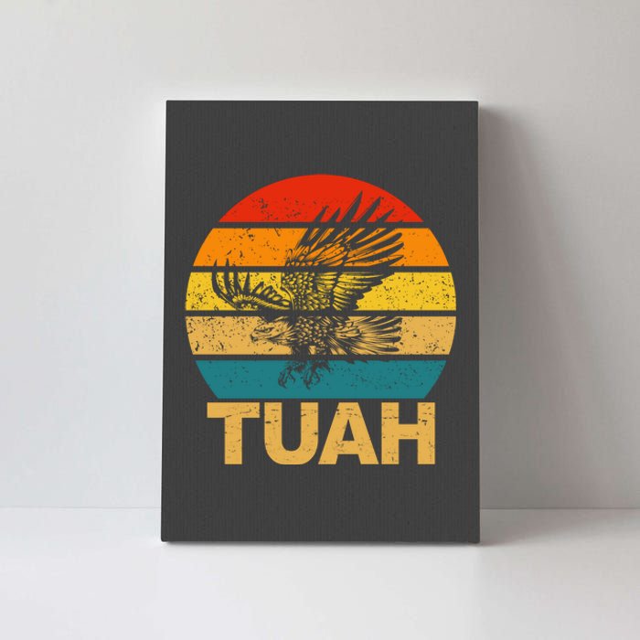 Vintage Hawk Tuah Hilarious Canvas