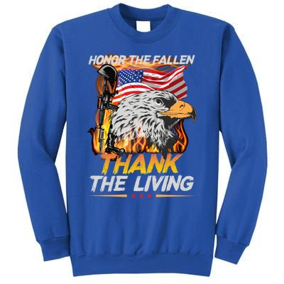 Veteran Honor The Fallen Thank The Living Usa Flag Gift Sweatshirt