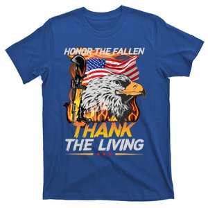 Veteran Honor The Fallen Thank The Living Usa Flag Gift T-Shirt