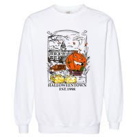 Vintage Halloween Town Gift Garment-Dyed Sweatshirt