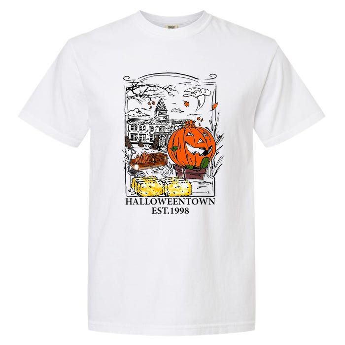 Vintage Halloween Town Gift Garment-Dyed Heavyweight T-Shirt