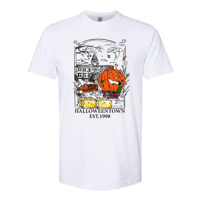 Vintage Halloween Town Gift Softstyle CVC T-Shirt