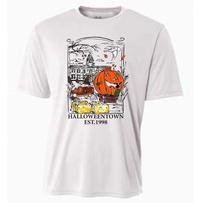 Vintage Halloween Town Gift Cooling Performance Crew T-Shirt