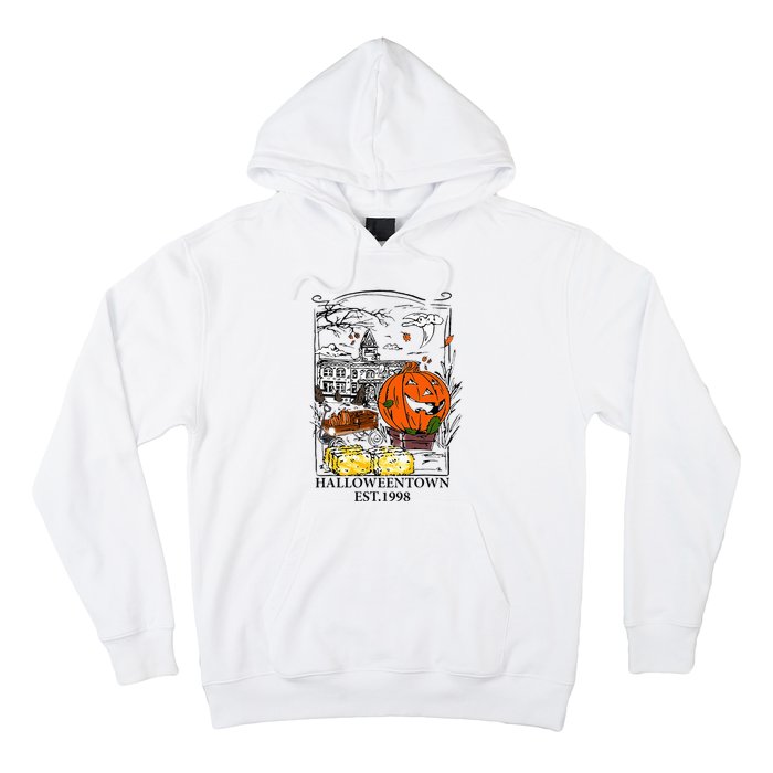 Vintage Halloween Town Gift Hoodie