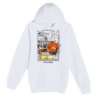 Vintage Halloween Town Gift Premium Pullover Hoodie