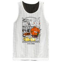 Vintage Halloween Town Gift Mesh Reversible Basketball Jersey Tank