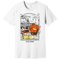 Vintage Halloween Town Gift Premium T-Shirt