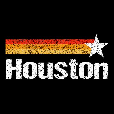 Vintage Houston Texas Houston Strong Stripes Usa Texas T-Shirt