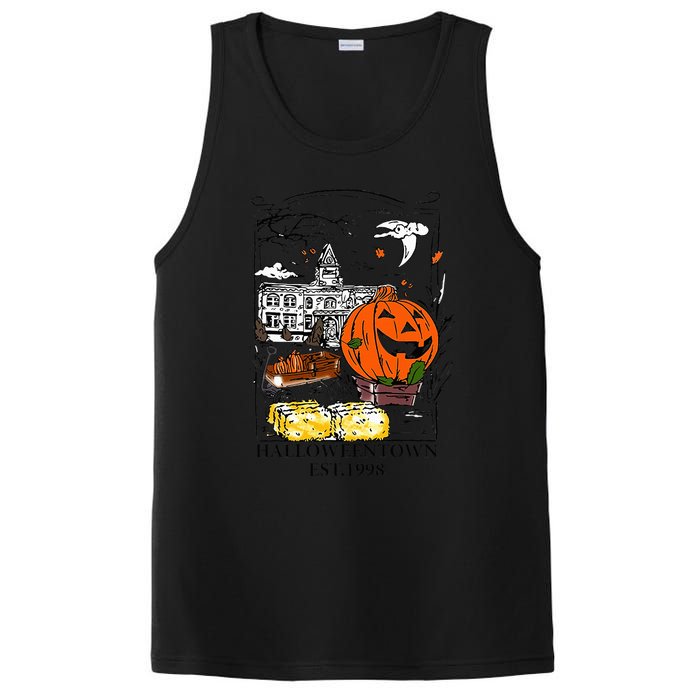 Vintage Halloween Town Gift PosiCharge Competitor Tank