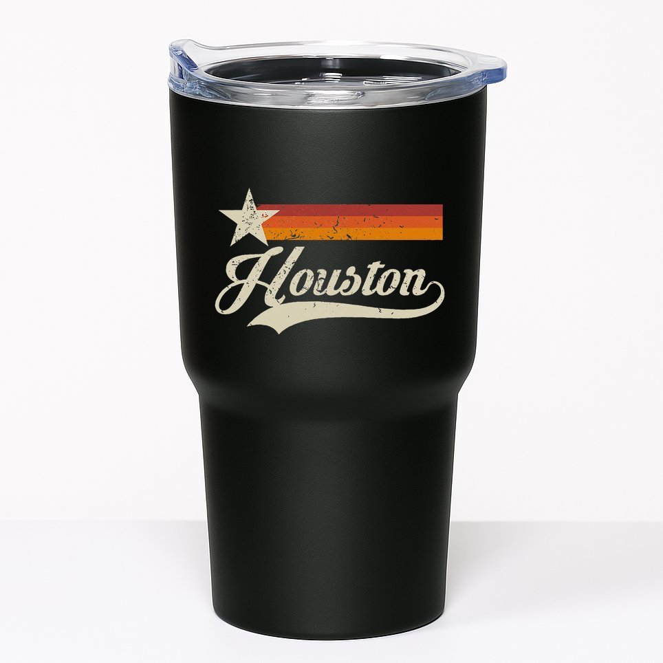 Vintage Houston Texas Houston Baseball Proud Tumbler