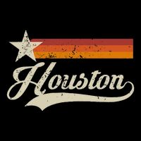 Vintage Houston Texas Houston Baseball Proud Womens Tank Top