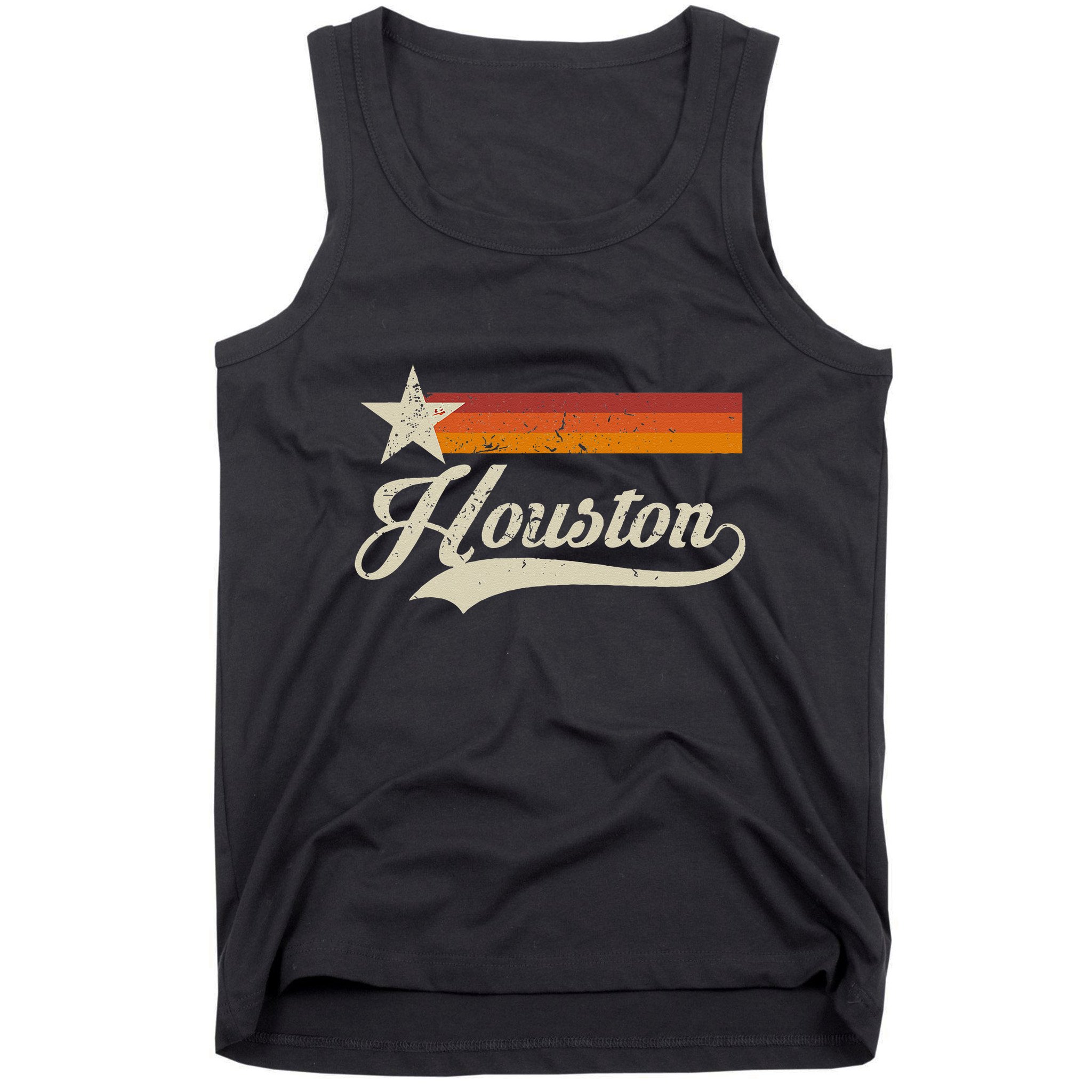 Vintage Houston Texas Houston Baseball Proud Tank Top