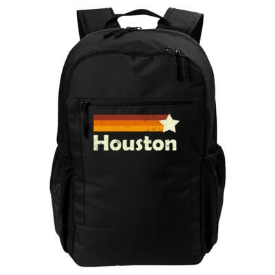 Vintage Houston Texas Logo Daily Commute Backpack