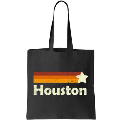 Vintage Houston Texas Logo Tote Bag