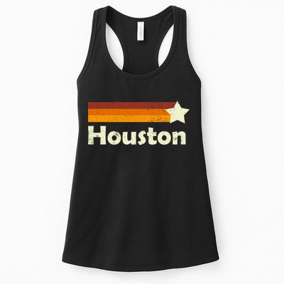 Vintage Houston Texas Logo Womens Tank Top
