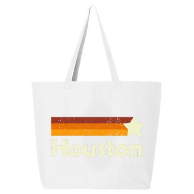 Vintage Houston Texas Logo 25L Jumbo Tote