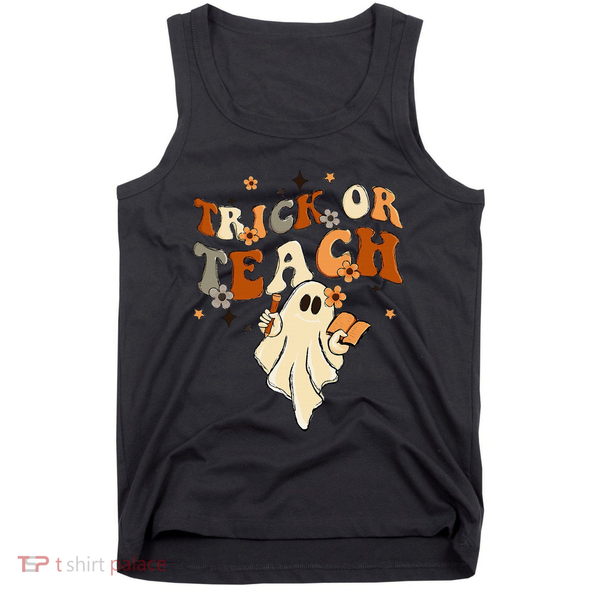 Vintage Halloween Teacher Life - Retro Trick or Teach Tank Top