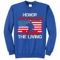 Vintage Honor The Fallen Veterans Gift Proud Usa Flag Gift Sweatshirt