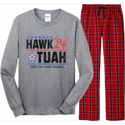 Vintage Hawk Tauh 24 Sarcastic Parody Long Sleeve Pajama Set