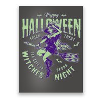 Vintage Halloween Too Cute To Spook Witches Night Poster