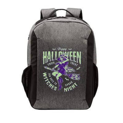 Vintage Halloween Too Cute To Spook Witches Night Vector Backpack