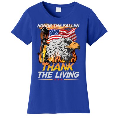 Veteran Honor The Fallen Thank The Living Usa Flag Gift Women's T-Shirt