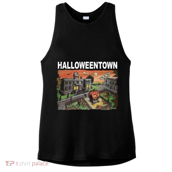 Vintage Halloween Town Ladies PosiCharge Tri-Blend Wicking Tank