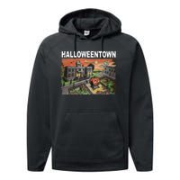 Vintage Halloween Town Performance Fleece Hoodie