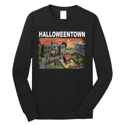 Vintage Halloween Town Long Sleeve Shirt