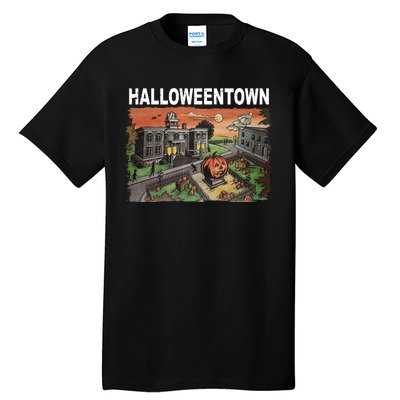 Vintage Halloween Town Tall T-Shirt