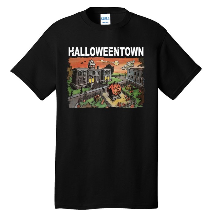 Vintage Halloween Town Tall T-Shirt