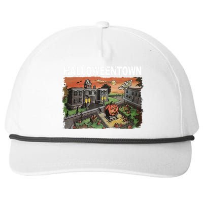 Vintage Halloween Town Snapback Five-Panel Rope Hat