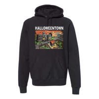 Vintage Halloween Town Premium Hoodie