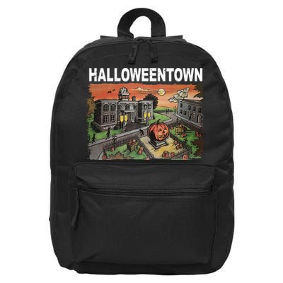Vintage Halloween Town 16 in Basic Backpack