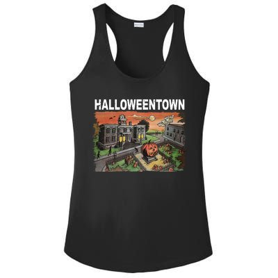 Vintage Halloween Town Ladies PosiCharge Competitor Racerback Tank